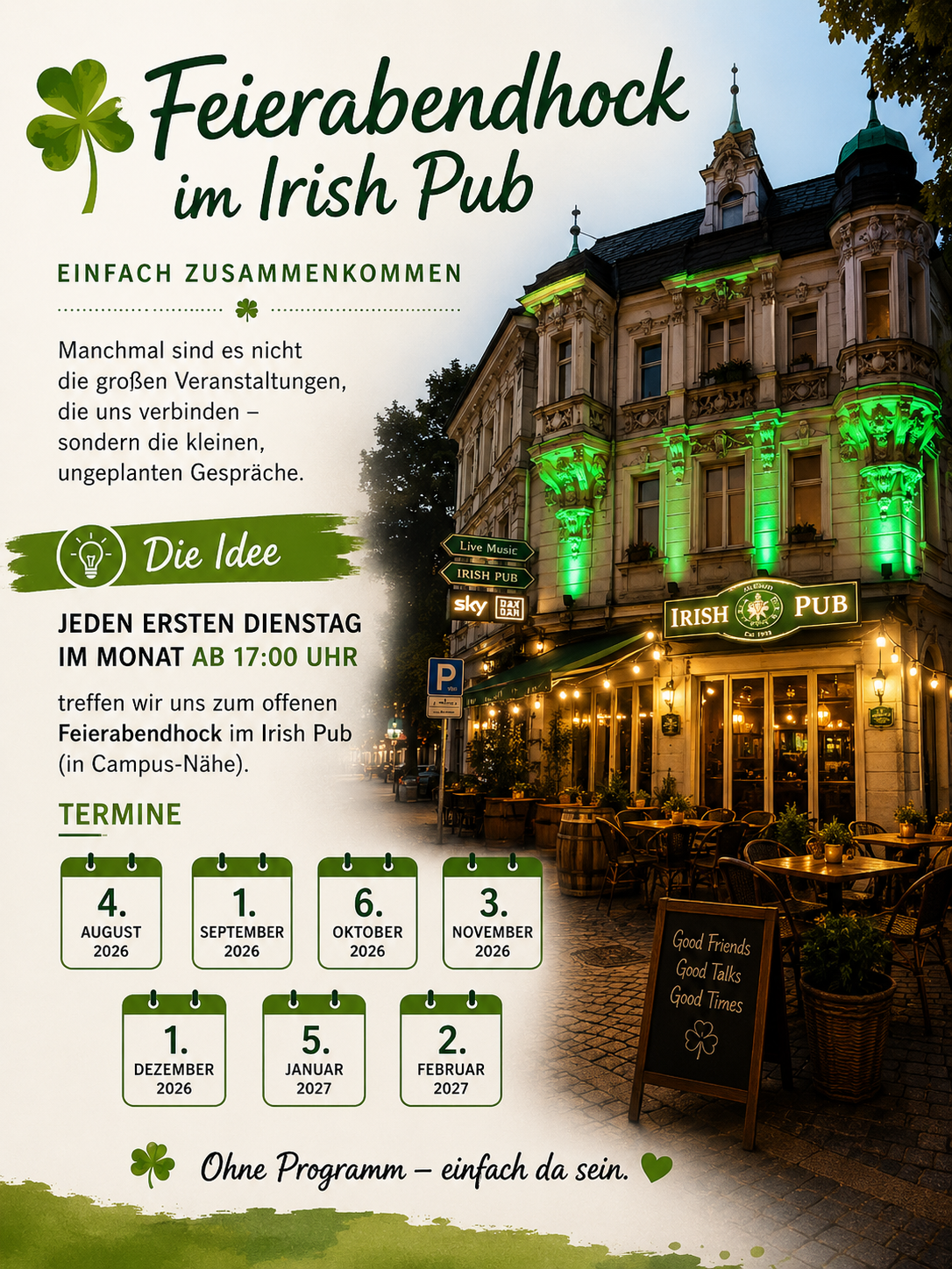 Feierabendhock im IrishPub