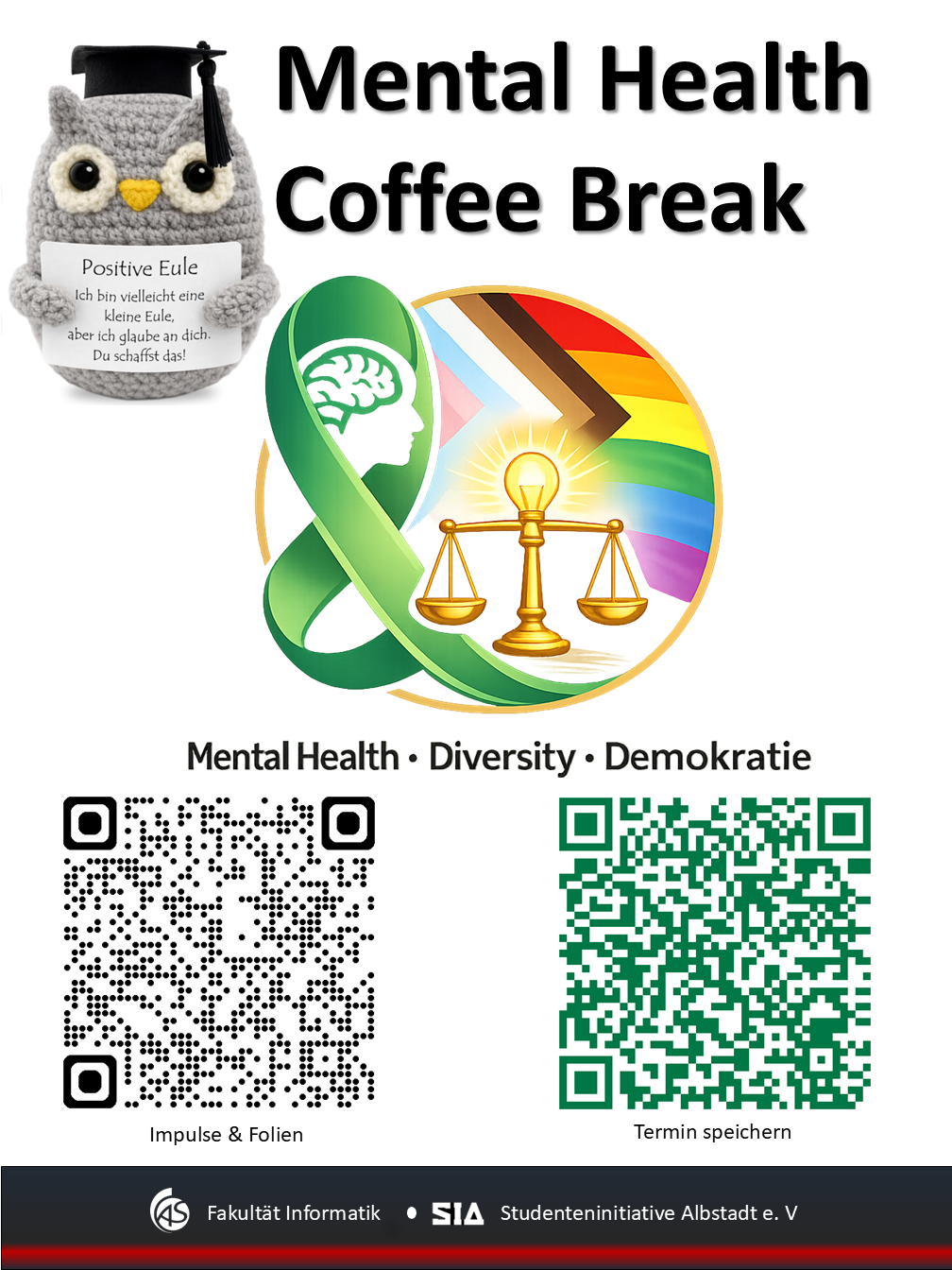 Plakat Mental Health Coffee Break